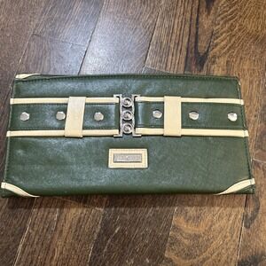 Miche Classic Shell Darla Magnetic Purse Cover Retro 70s Style, Green/Tan
